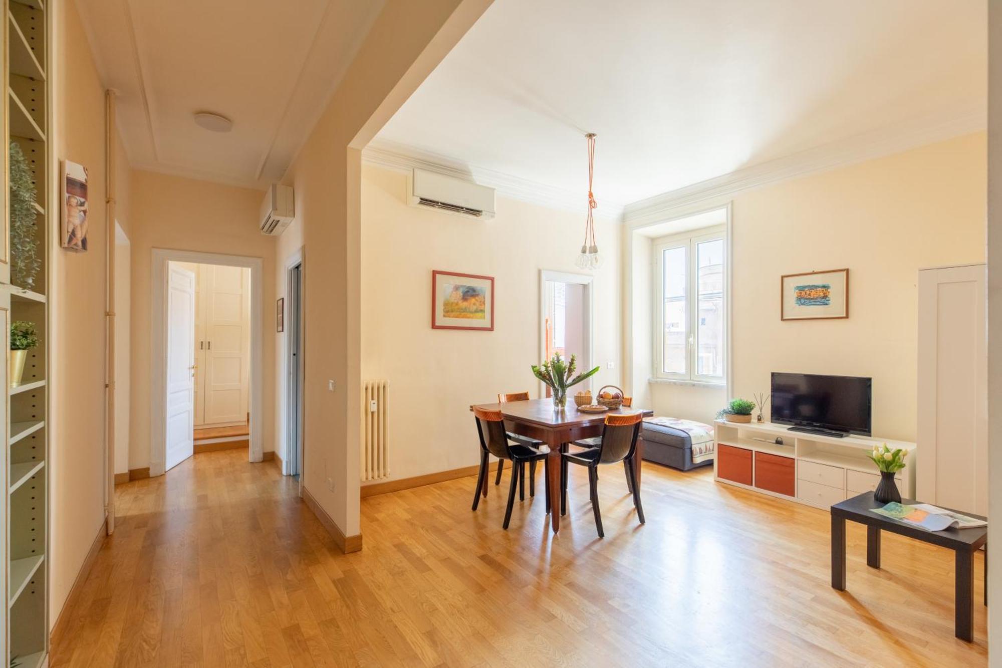 Apartment Iflat Bright & Comfy 2-bedroom Near Vatican Rom